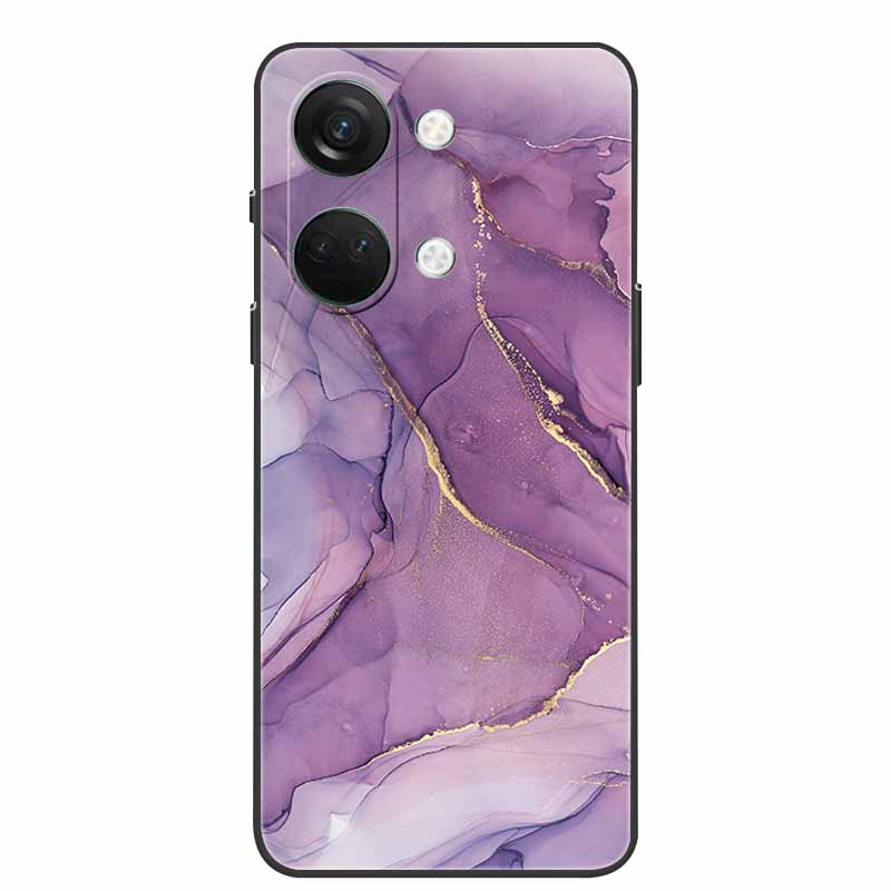 For One Plus Nord3 5G Case Silicone Painted Soft Protective Covers for OnePlus Nord 3 5G Phone Cases 1+ Nord3 TPU Coques Marble