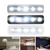Motion Sensor Light 5 Led Bright Lamp For Closet Cabinet Wardrobe Stairs Under Shelf Operated Cordless