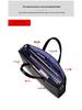 Men's Genuine Leather Briefcase with Fingerprint Lock – Large Capacity Business Handbag