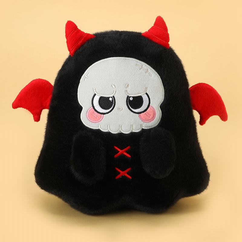 

Non-Toxic 25Cm Cute Halloween Devil Plush Toy With Black Devil Plush Doll Soft Stuffed Animal Toy Halloween Party Decoday Gifts 25cm