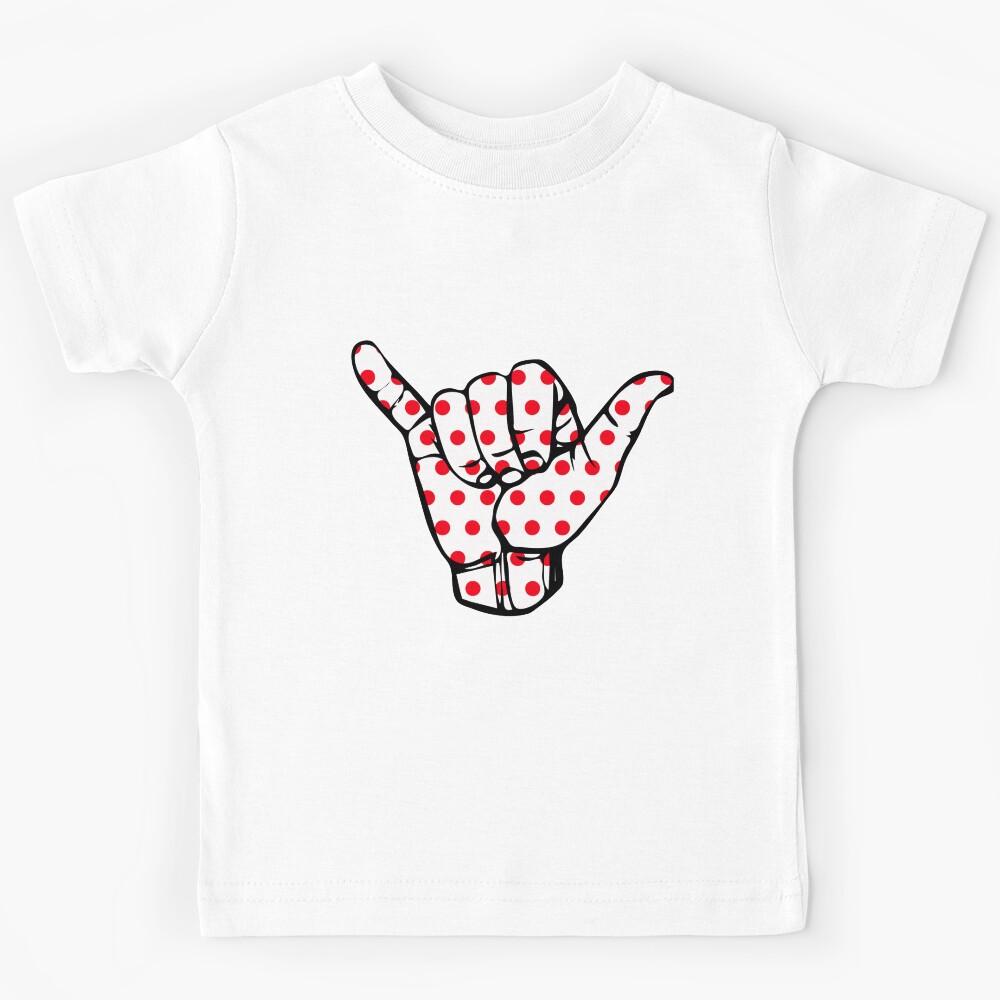 King of the Mountain Polka Dot Shaka Kids T-Shirt 110