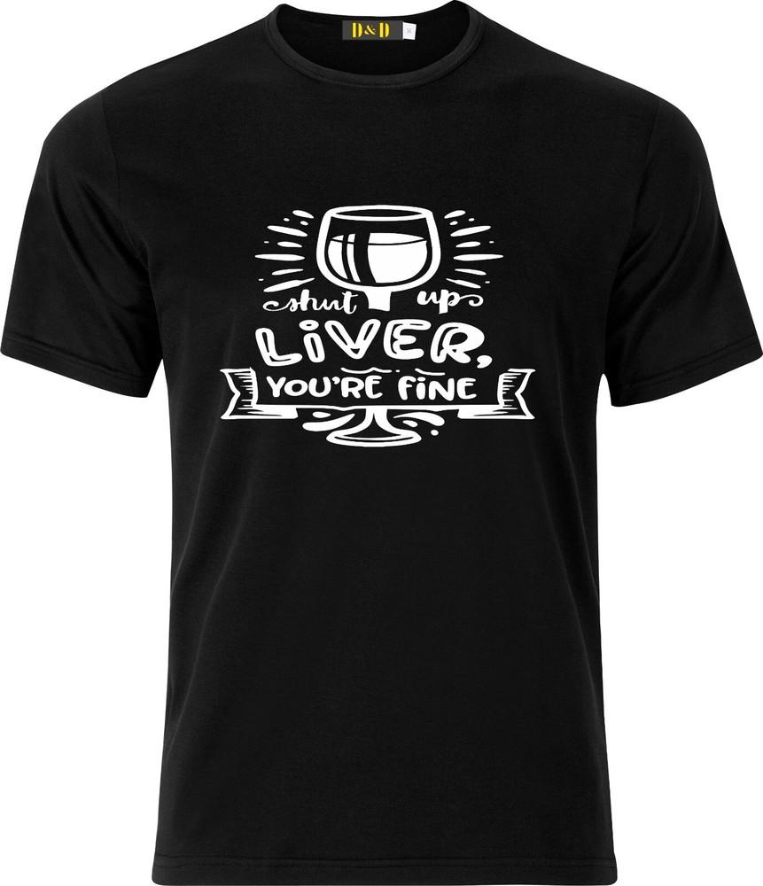

Shut up LIVER your Fine Funny Adult Xmas T Shirt XL