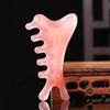 Golden Sandalwood Massage Comb 4-in-1: Meridian Comb, Gua Sha Tool, Scalp Massager.