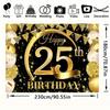 Large glittering powder background cloth, for party use - 25th birthday decoration, wall decoration, birthday decoration