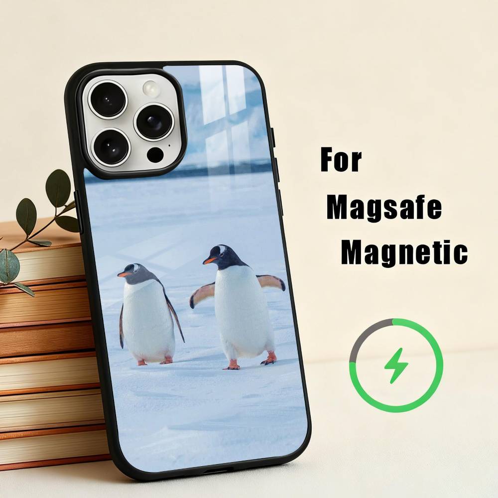 Animal P-Pingu Penguin  Phone Case For iPhone17,16,15,14,13,12,11 Plus,Pro Max Magnetic For Magsafe Wireless Charging