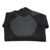 WS-19491 3mm Men Women One Piece Neoprene Nylon   Sleeve Wetsuit Swim Diving Suit(Man Black M)