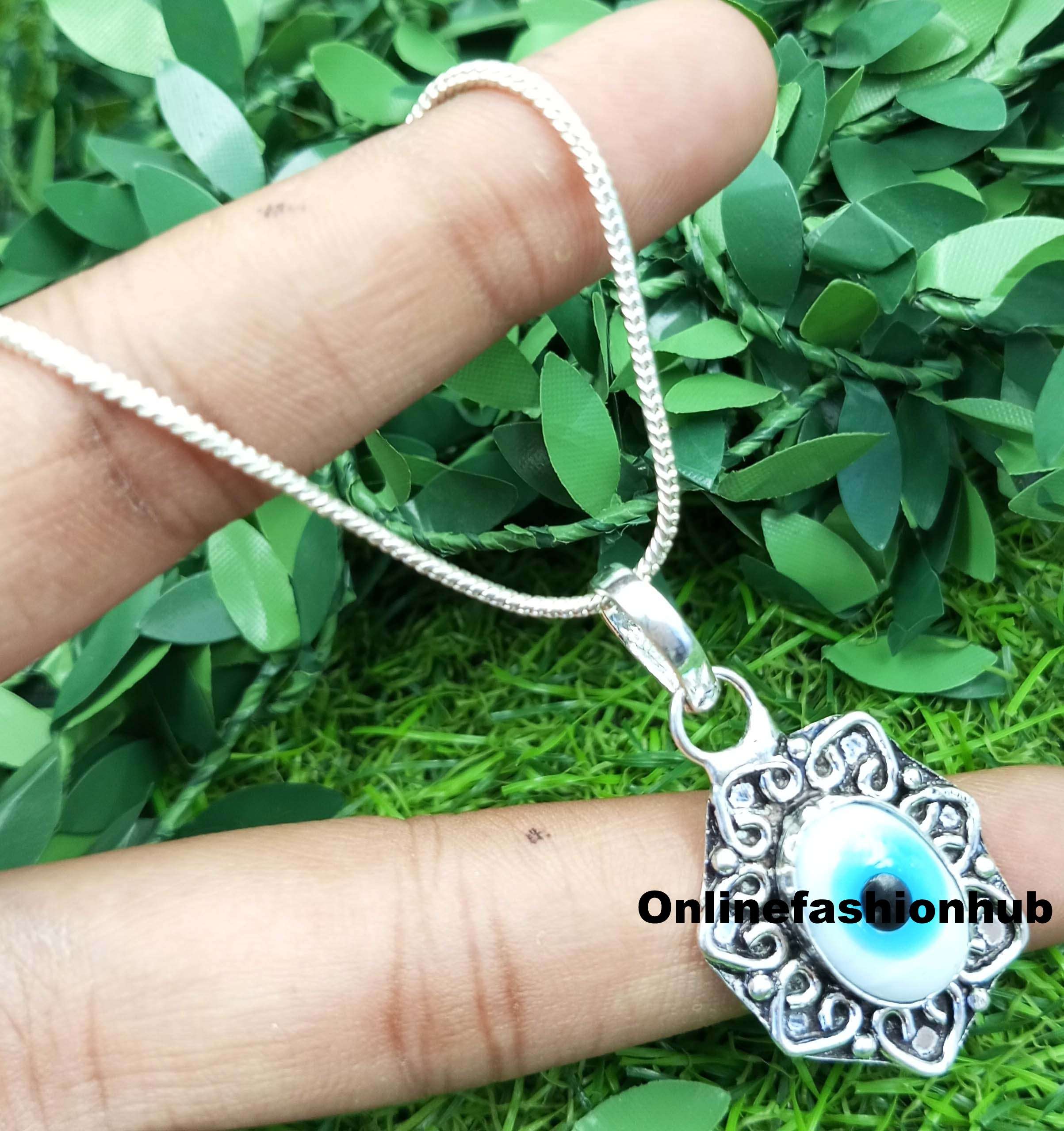 

Драгоценный камень «Сглаз» из стерлингового серебра 925 пробы с покрытием красоты Подвеска FPD-P34