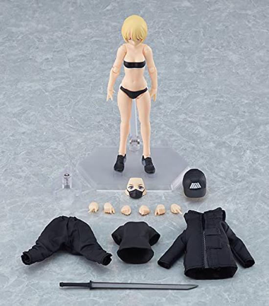 Figma Styles ženské tělo s koordinací tech wear malovaná pohyblivá figurka [Yuki] neměřítko ABS&PVC