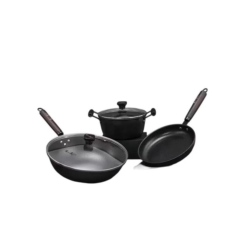 Zhang Xiaoquan Ancient Method Forged 3-Piece Cookware Set
