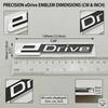 3D ABS eDrive Emblem Badge Car Decal Zinc Alloy Sticker For BMW EV Hybrid i3 i8 330e 530e X5 Trunk Fender Auto Accessories xf8