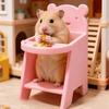 Built-in Dish Mini Pet Dining Seat Mini Small Pet Seat New Hamster Dining Chair  Small Rat Cage