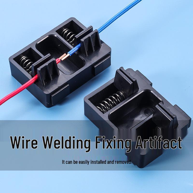 Electric Soldering Iron Stand with Wire Clamp and Fixture Clips for Repair