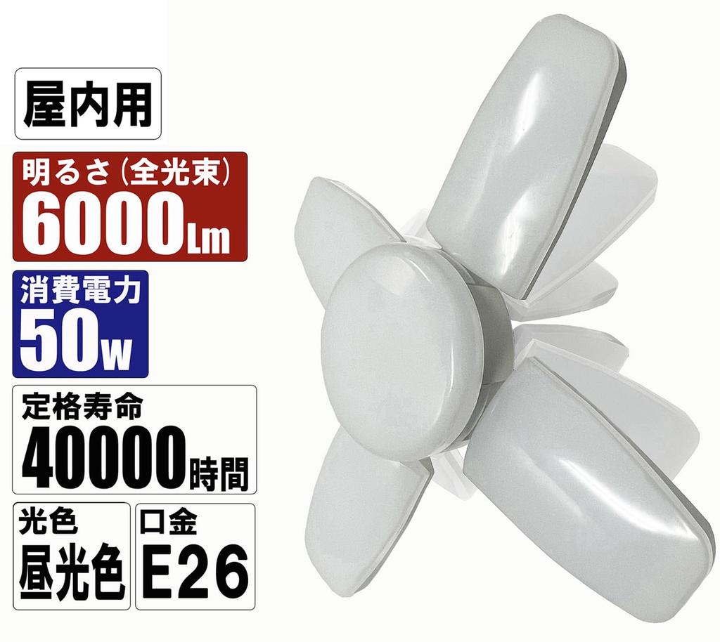 SK11 LED Leaf Light 2, Indoor, 50W, 6000lm, Daylight, SLL-50W-ACN