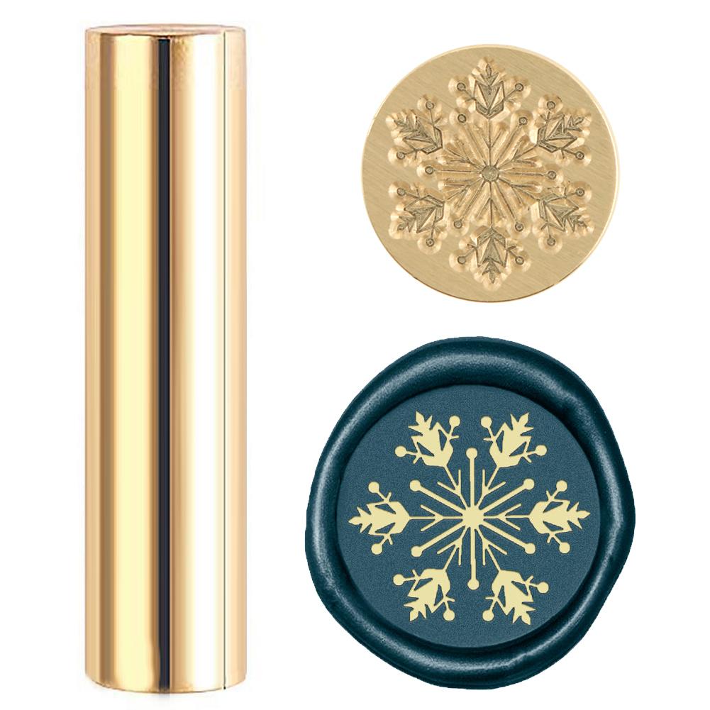 1pc Mermaid Wax Seal Stamp Column Compass Sealing Wax Stamps Mini Brass Stamp Gun Wax Seal 15mm for Envelope Invitation Wedding