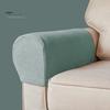 Sofa Arm Cushion Covers 2 Pcs Cover Elastic Thickened Dirt-resistant Solid Color Set Soft Fabric Anti-Slip Couch Armrest Protectors Recliner