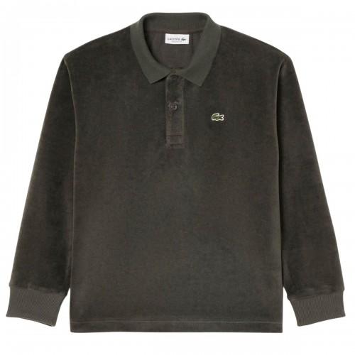 Lacoste Childrens/Kids Velour Long-Sleeved Polo Shirt
