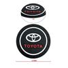1/2pcs Silica Gel Car Coaster Water Cup Anti-slip Pad For Toyota Yaris Corolla Avensis Aygo Vitz Vios Yaris Mark-X Mirai