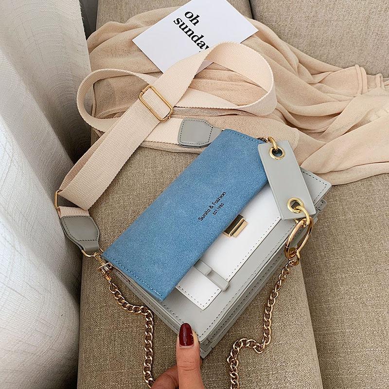 IELGY Casual Messenger Bag Women s Tide Korean Wild Fashion Simple Shoulder Small Square Bag