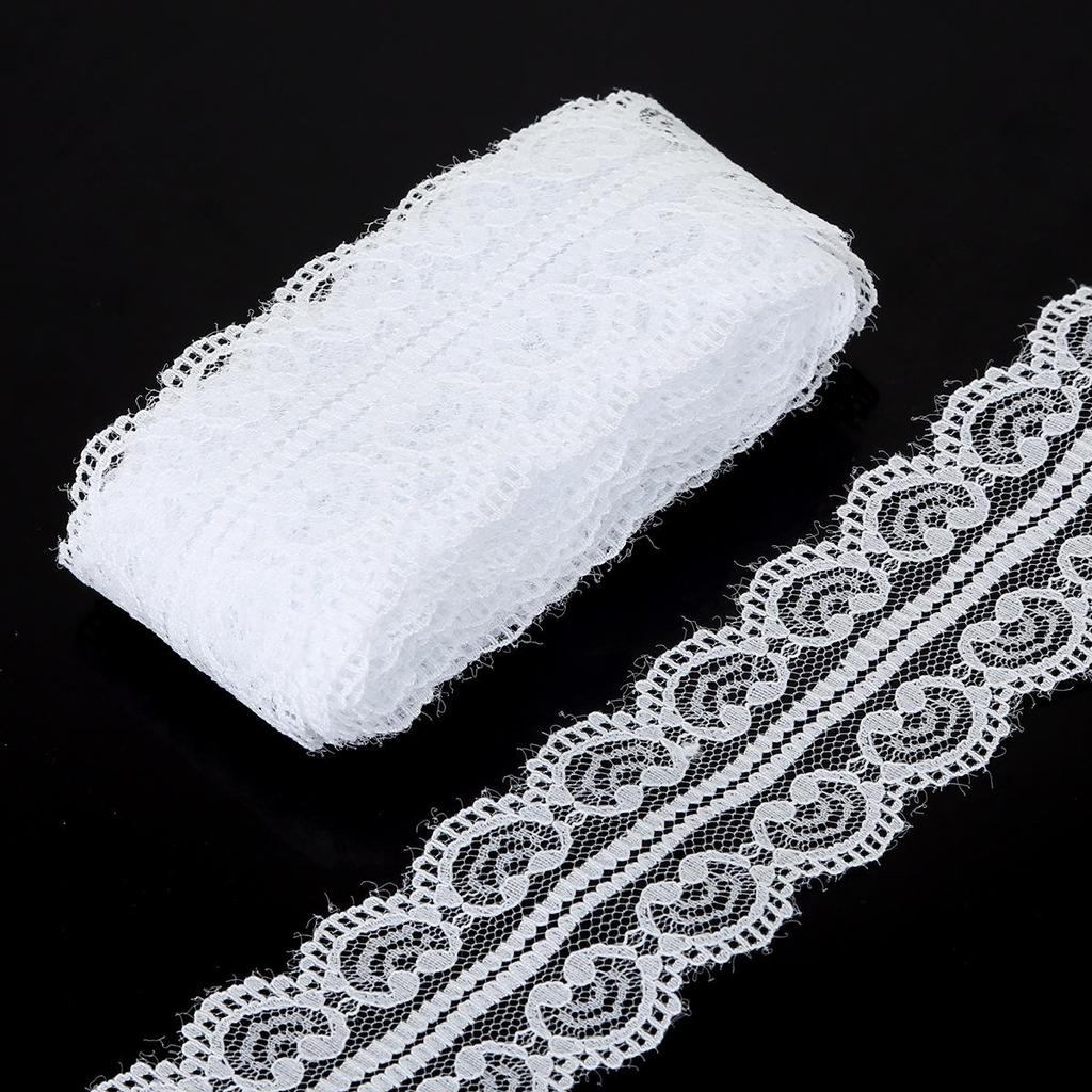 Koronka bez rozciągliwości - 5 jardów Dekoracyjny dodatek do odzieży DIY