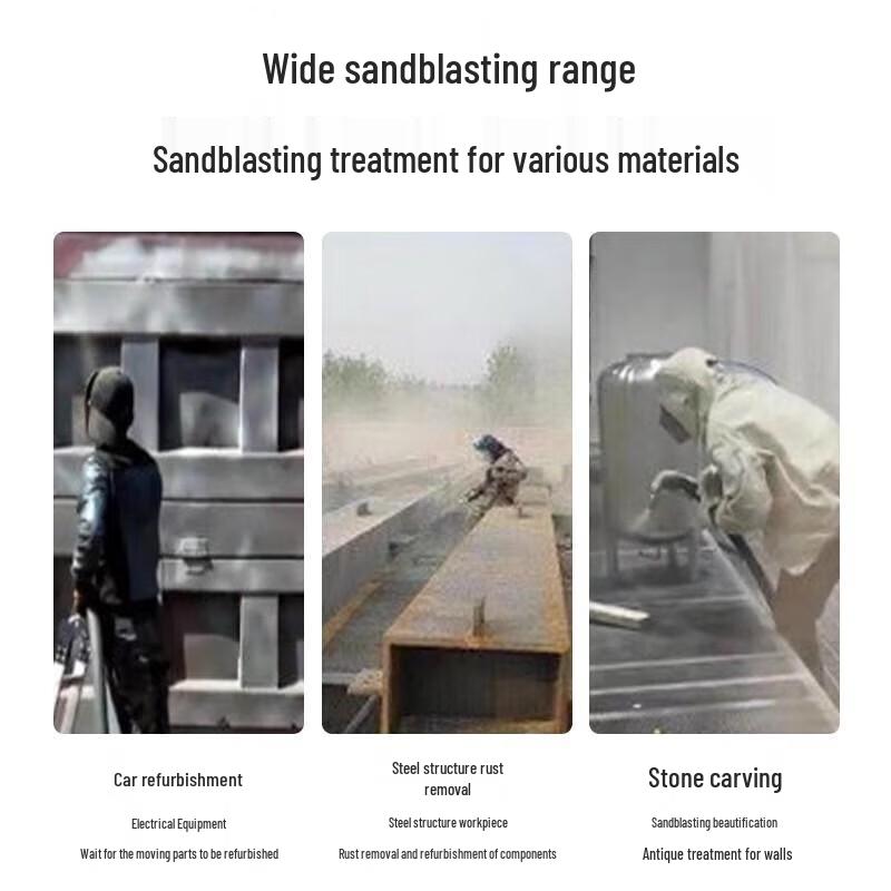 Nuoshuer Mobile High-Pressure Sandblasting Machine CN plug (adapter included)