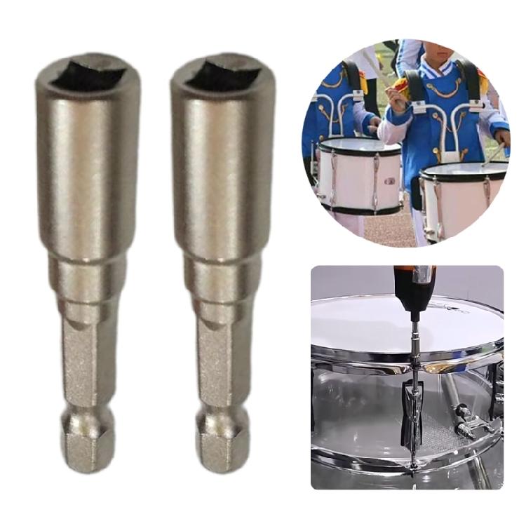 Magnetic Drum Key Metal Tuning Key Drill Bit Hardware Alloy Drum Part Tools