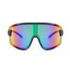 New Fashion Large Frame Colorful Riding Sunglasses One Piece Off Road Windproof Eye Protection Outdoor Sports Glasses