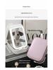 Foldable Jewelry Box with LED Makeup Mirror: Portable, Multifunctional Travel Organizer