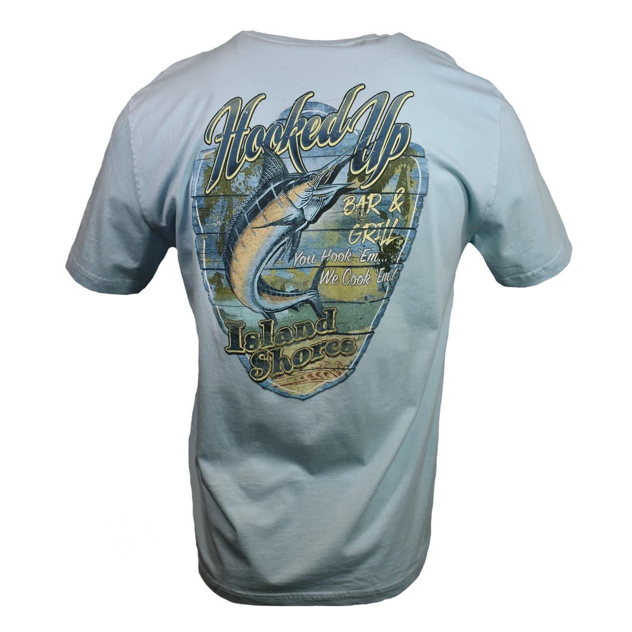 

Hooked Up Men s T-shirt -Size Small - Island Shores Bar & Grill , Bahama Beach 2XL