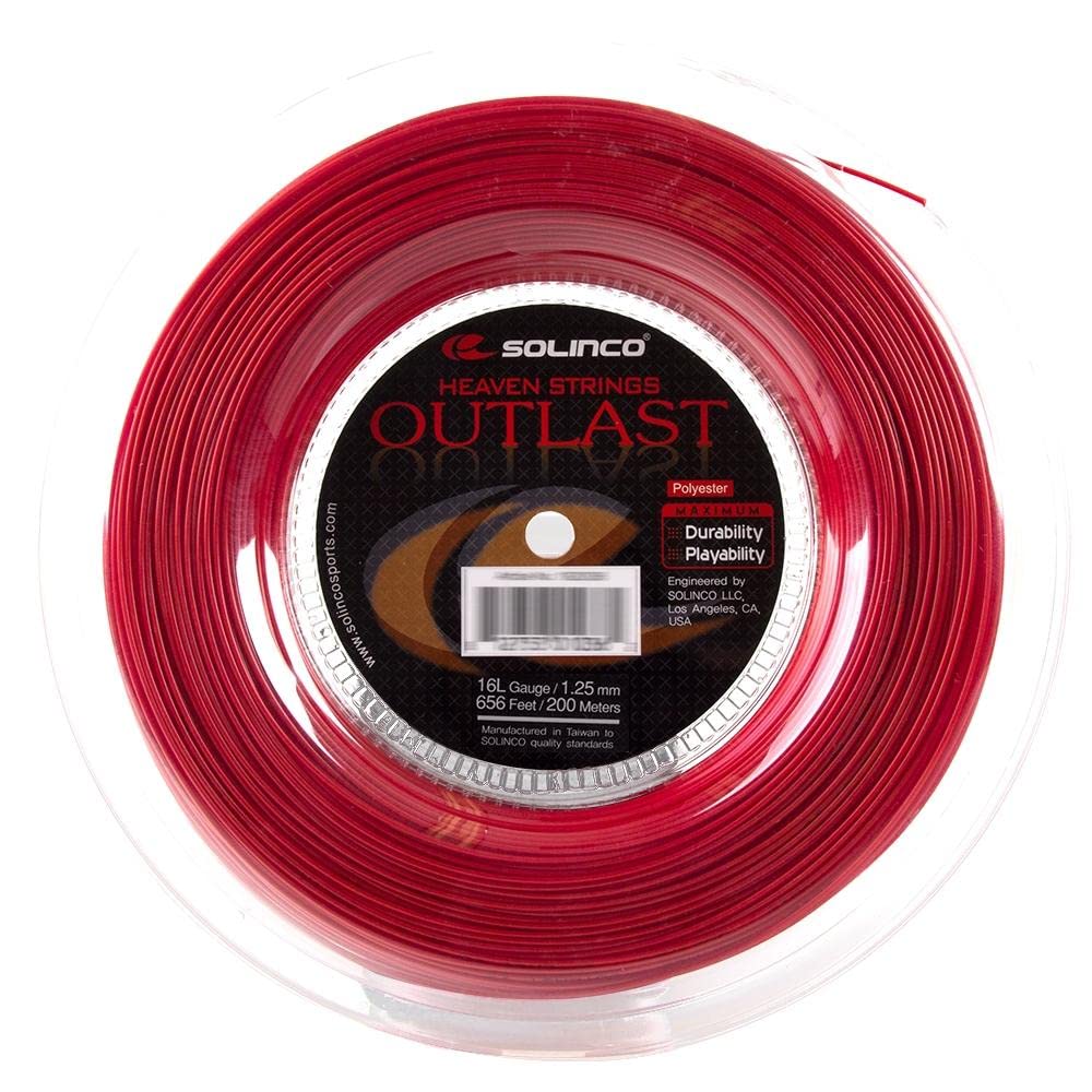 

Solinco Outlast 200m hard tennis roll, string/1.25mm