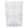[Authentic Product] Tajima Glass "Edo Glass" Mini Cherry Blossom Mt. Fuji Cherry Blossom Cut Sake Glass, Approx. 5.5cm Diameter x 7.5cm Height, Approx