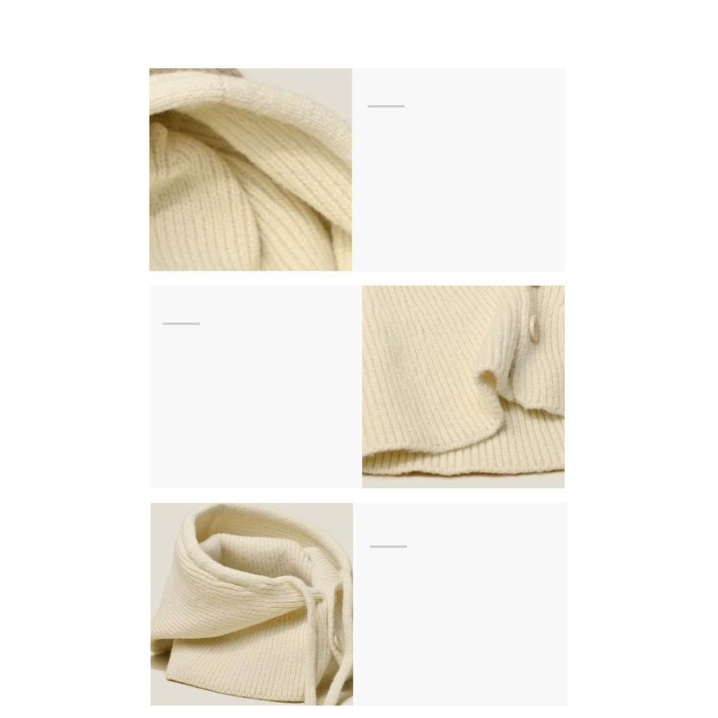 Windproof Hat, Button, Shawl Hat, Windproof Hat, Ear Protection Hat, Thermal Hat, Pullover Hat, Knitted Hat