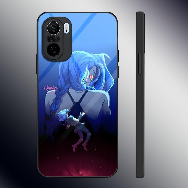 Arcane Jinx Phone Case Tempered Glass for Xiaomi 11T 10 12 10T 11i Redmi Note 11 9T 9A 9 8 10 11S Lite Pro Poco F3 Cover