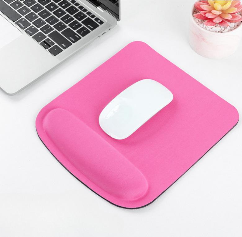 

Сплошной цветной игровой офисный коврик для мыши, настольный коврик для мыши из ЭВА, удобный коврик для мыши с подставкой для запястья