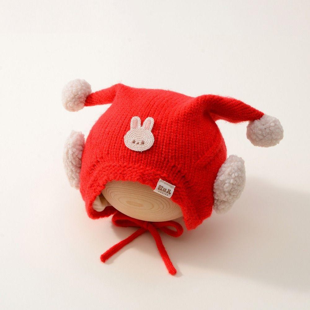 Cute Winter Baby Crochet Hat Cold-Resistant Kids Ear Protection Hat  Winter Season