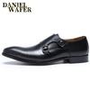 Fashion Luxury Mens Casual Shoes Elegant Office Business Wedding Dress Formal Shoe Comfortable Double Monk Strap Slip on Loafers for Men