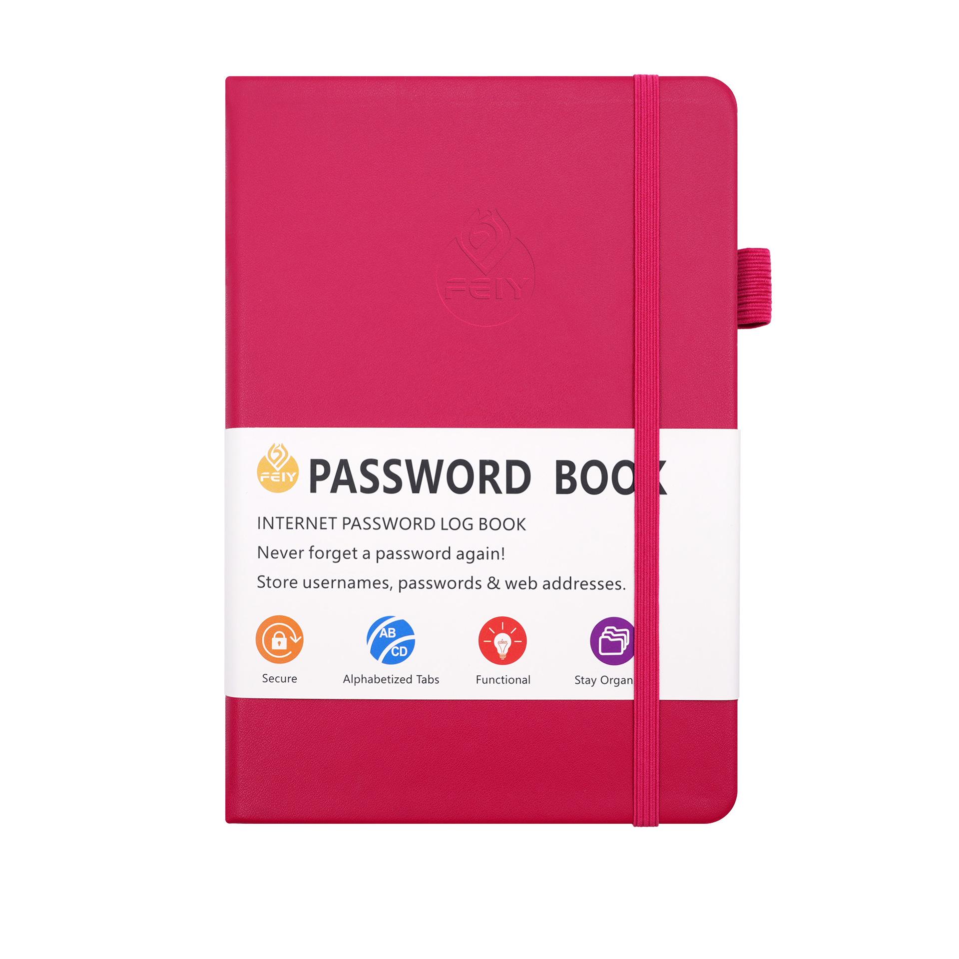 32K Password & Address Record Notebook – English Simple Phone Book 32K розы красного