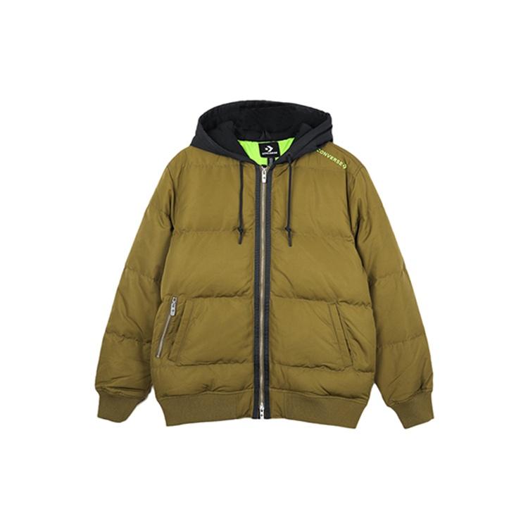 Converse Court Down Bomber Jacket Asia Sizing Olive Green Men s 10019992-A02 S