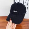 New soft top letter embroidery versatile baseball cap children spring and summer outdoor shading show face small cap men