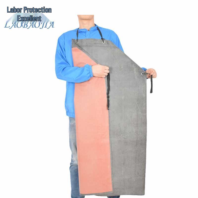 Laobaojia Heavy-Duty Rubber Work Apron Large