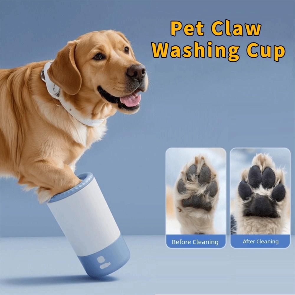 Quick Clean Pet Paw Washer Low Noise Electric Pet Paw Cleaner  for Bathing Cleaning Grooming