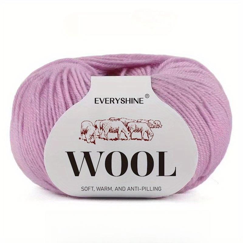 

6 упаковок пряжи из смеси шерсти (50г/шт., 120м) Мягкая и теплая разноцветная пряжа для вязания спицами и крючком для свитеров, средней толщины, спицы/крючки 2,0-3,0 мм