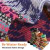 5 Pairs Christmas Wool Socks for Women Men Vintage Winter Warm Thick Cozy Socks Knitted Casual Soft Socks Sports Socks