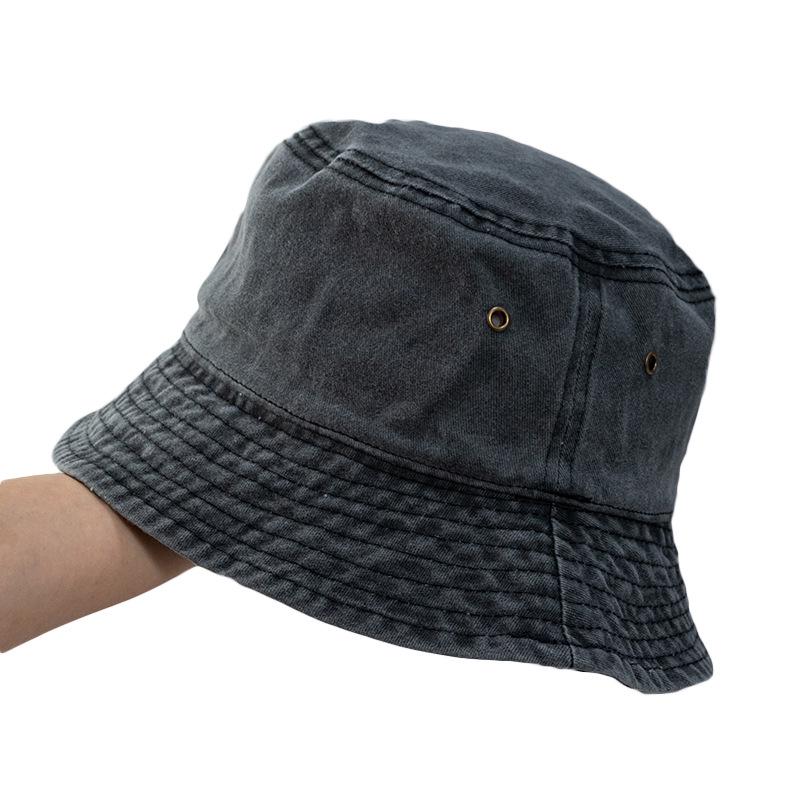 Unisex Washed Bucket Hat - Universal Outdoor Sun Protection for All Seasons