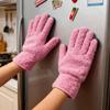 Soft Fleece Dusting & Cleaning Gloves for Car Wash & Window Wiping