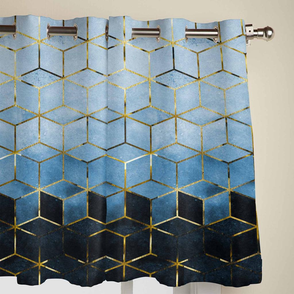 Perdele de Fereastră Artă Abstractă Geometrică pentru Living Perdea de Lux pentru Dormitor Jaluzele de Bucătărie Draperii Perdele