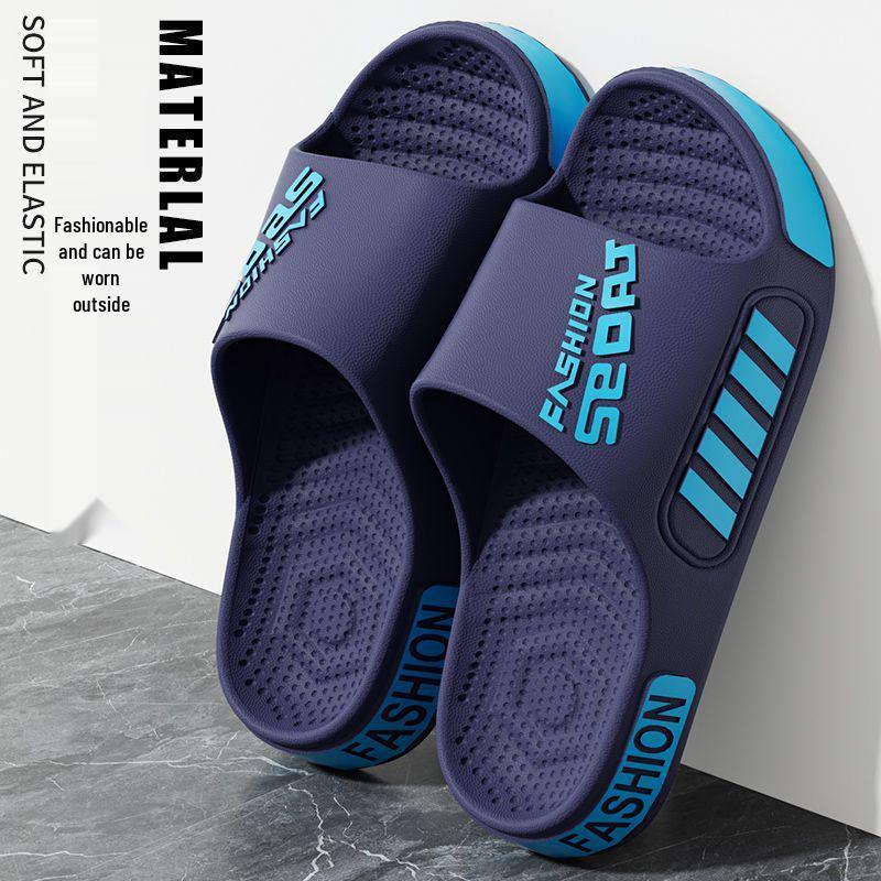 

2025 Модные мужские EVA Нескользящие уличные тапочки, Большой размер, Износостойкие, Идеально подходят для студентов. Medium 40-41 зелёный