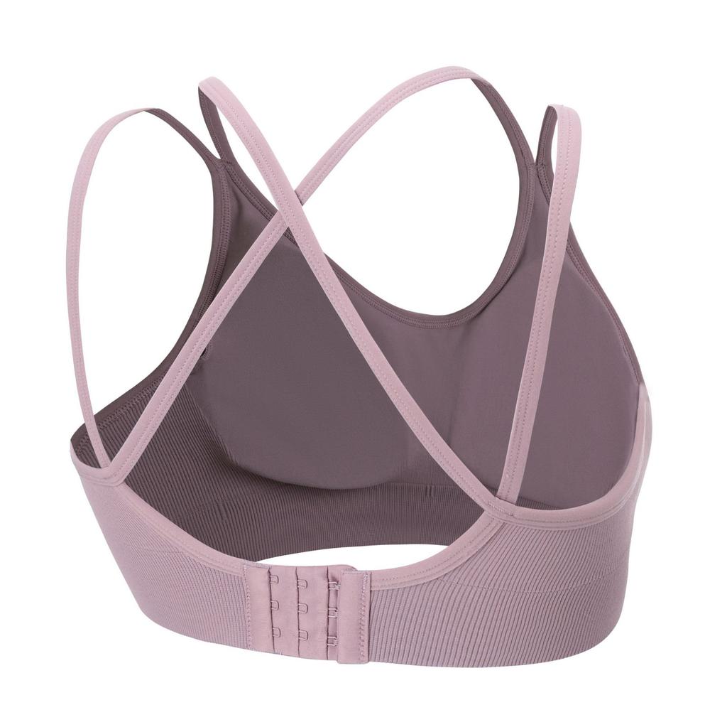 Cross Back Adjustable European and American Sports Hoopless Hygroscopic Yoga Fitness Large Sports Bra