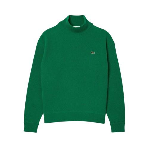 Lacoste Womens/Ladies Carded High-Neck Large Fit Jumper