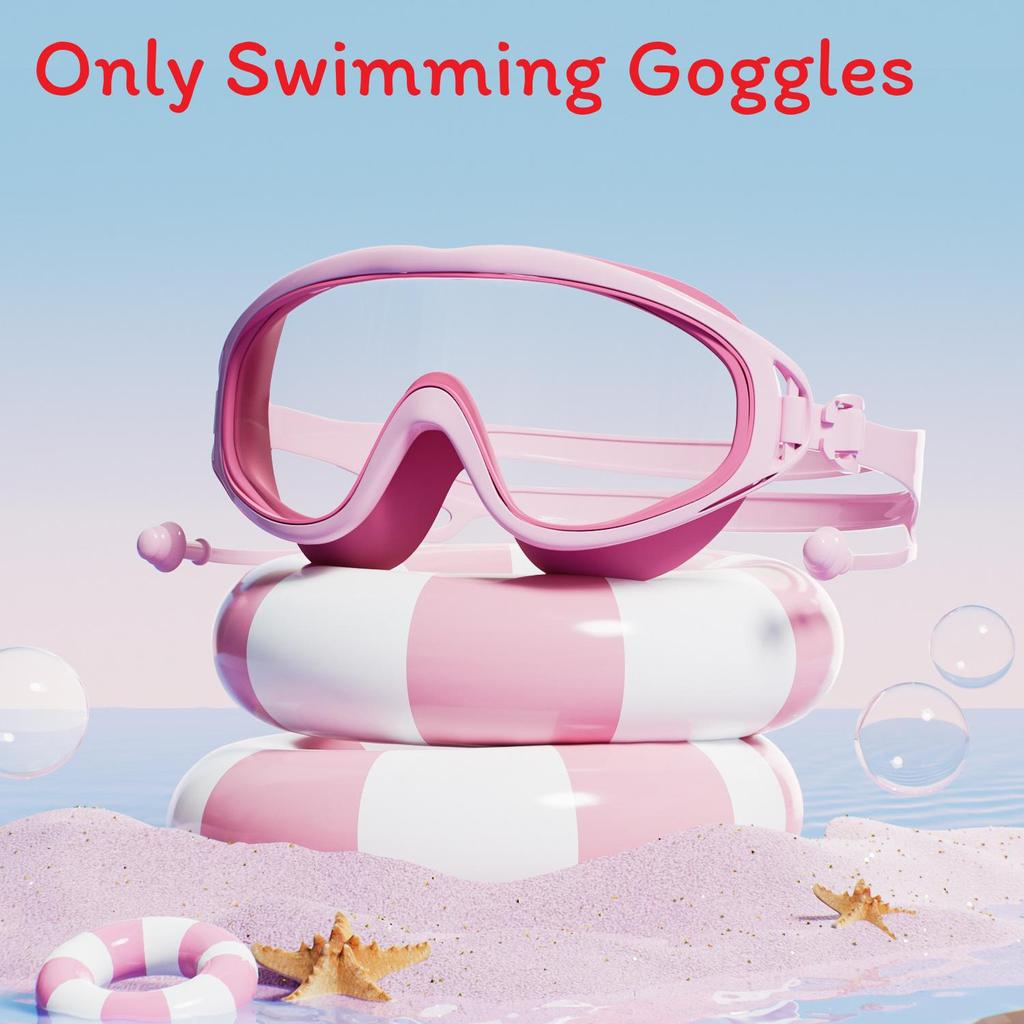 Childrens Waterproof Antifog Pc Swim Goggles For Kids Pool Swimming Practice