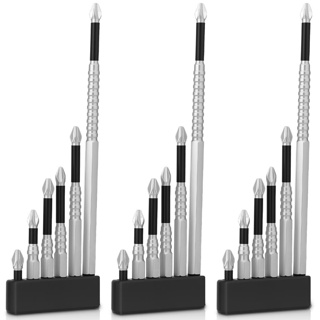 6/9/18pcs K5 Magnetic Screwdriver Drill Bit Carbon Steel Impact Driver Screwdriver Bit Anti-Slip Magnetic Electric Screwdriver